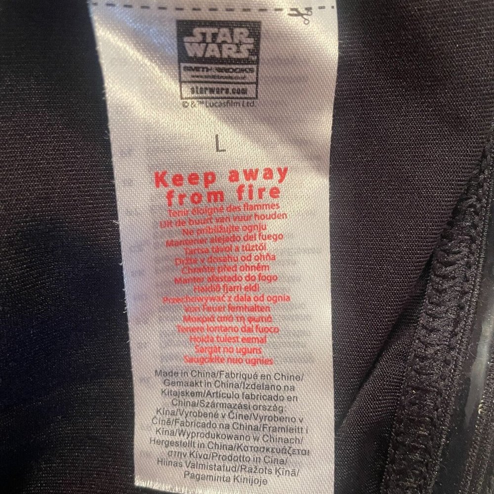 Star Wars Vintage Darth Vader Athletic Workout Shirt Sondico Mens Large - Picture 12 of 14